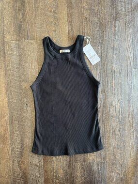 Buck Mason Surplus Rib Tank in Black - Size S, NWT